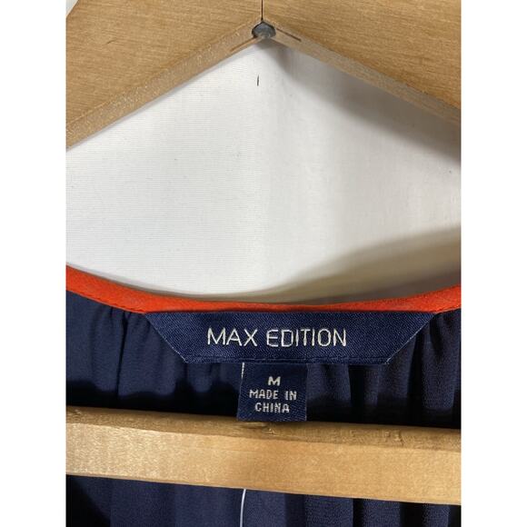 Butterfly Print Maxi Dress Size Medium Cold Shoulder Chiffon Boho Fairy Y2K New - Picture 8 of 14